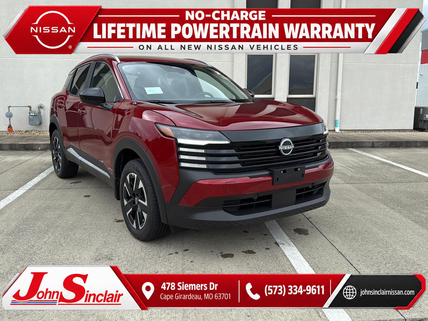 Red (Scarlet Ember Tintcoat) 2026 Nissan Kicks SUV / Crossover All-Wheel Drive Continuously Variable Transmission