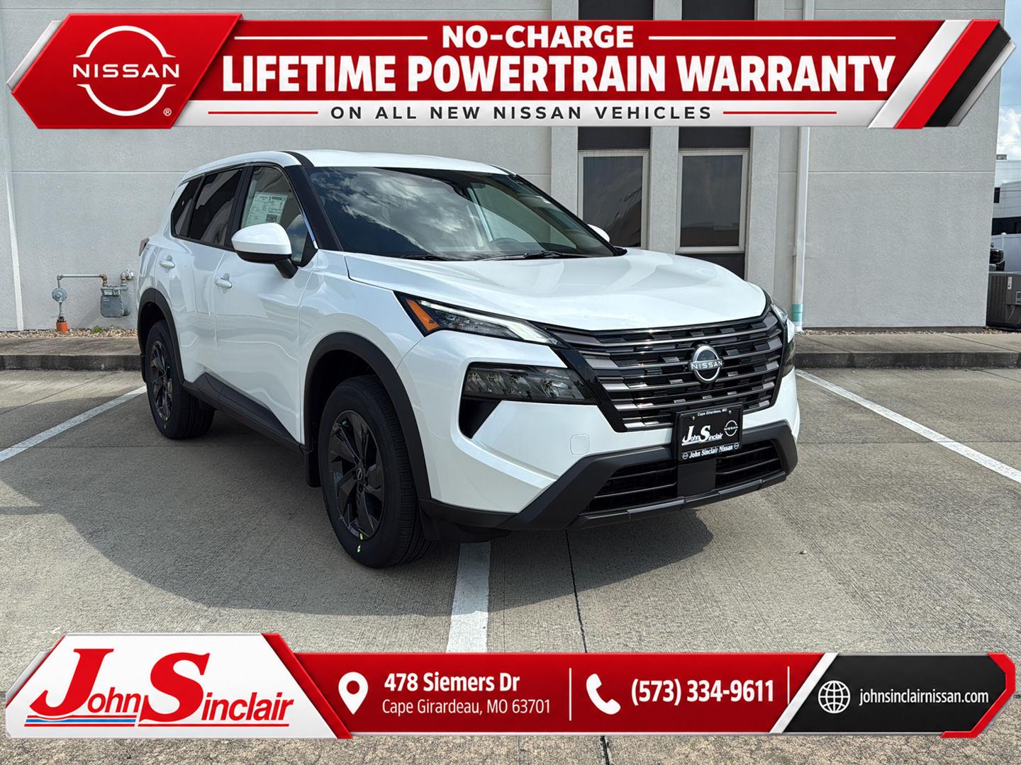 Everest White Pearl Tricoat 2026 Nissan Rogue SUV / Crossover All-Wheel Drive Continuously Variable Transmission