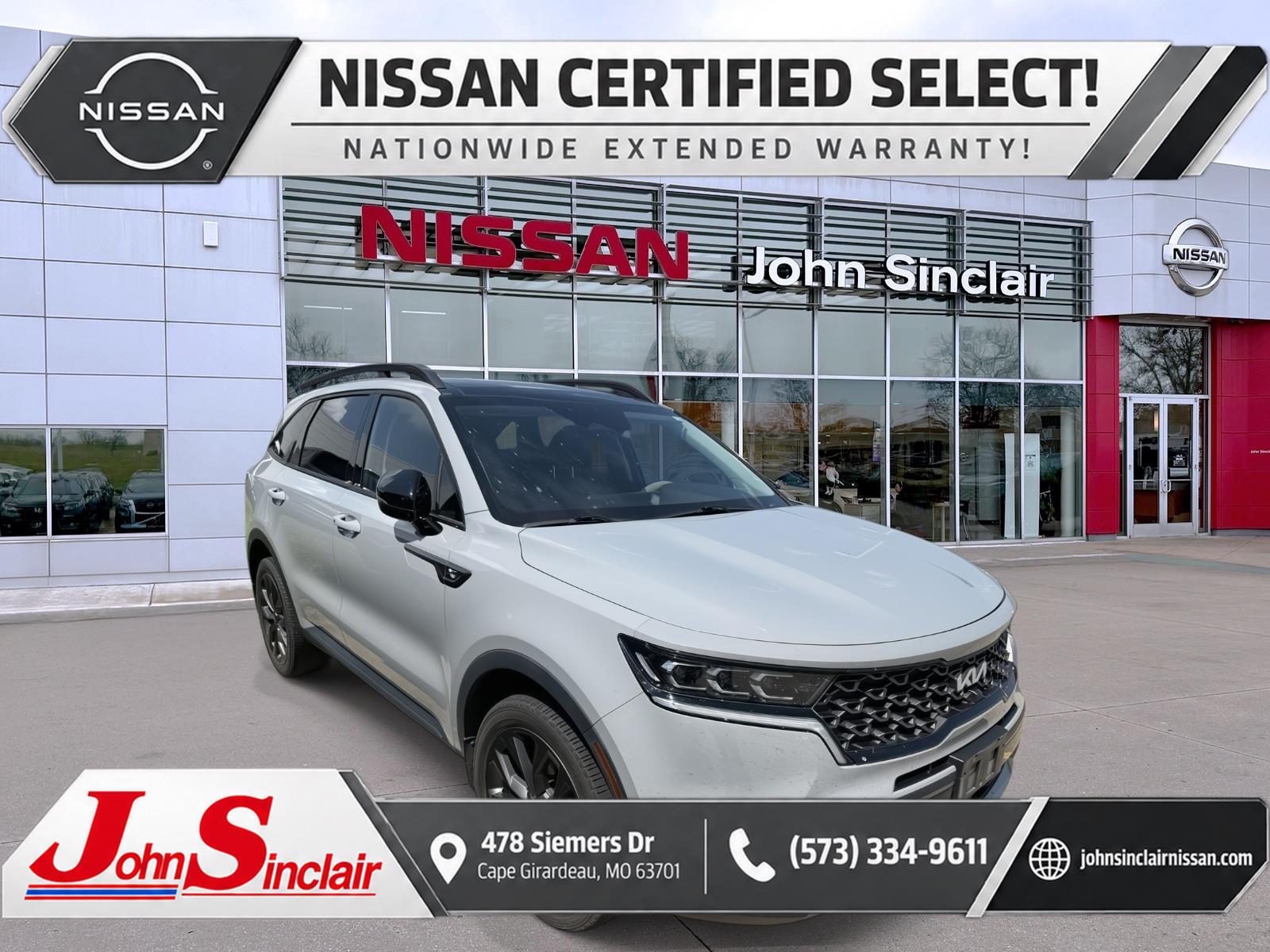Wolf Gray 2022 Kia Sorento SUV / Crossover All-Wheel Drive 8-Speed Automatic