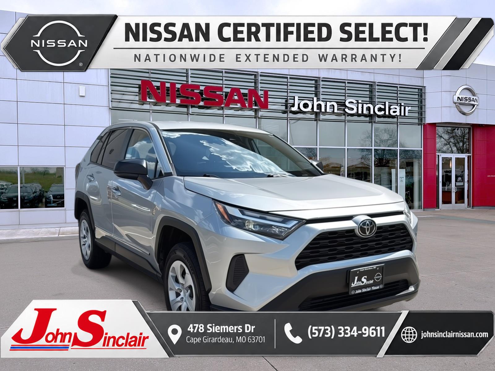 Silver Sky Metallic 2024 Toyota RAV4 SUV / Crossover All-Wheel Drive Automatic
