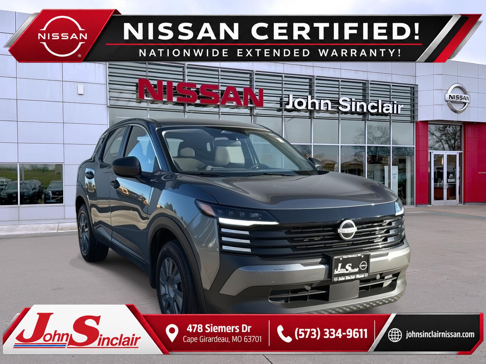 Gray (Gun Metallic) 2025 Nissan Kicks SUV / Crossover All-Wheel Drive Continuously Variable Transmission