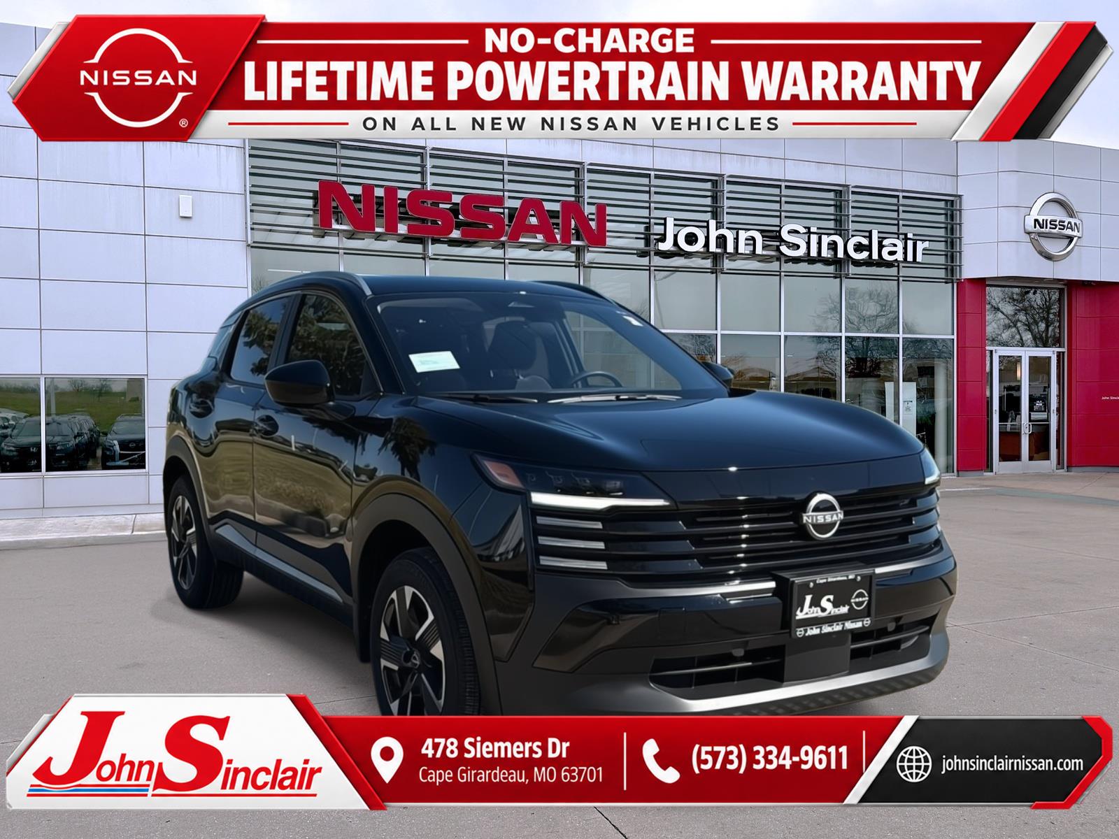 Super Black 2027 Nissan Kicks SUV / Crossover All-Wheel Drive Continuously Variable Transmission