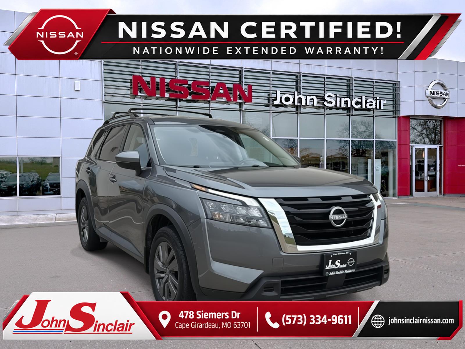 Gray (Gun Metallic) 2024 Nissan Pathfinder SUV / Crossover Front-Wheel Drive Automatic