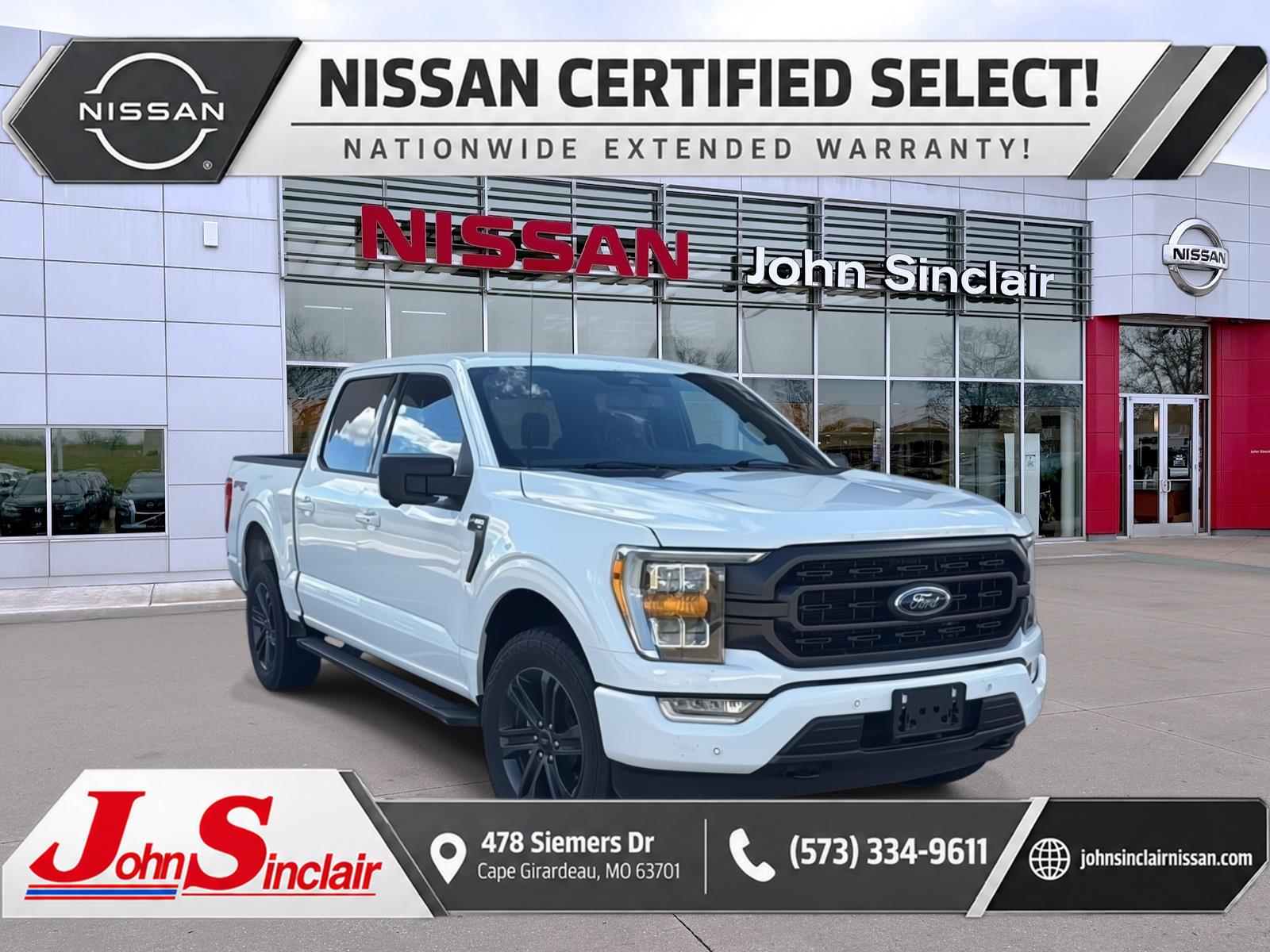 Oxford White 2022 Ford F-150 Pickup Truck Four-Wheel Drive Automatic