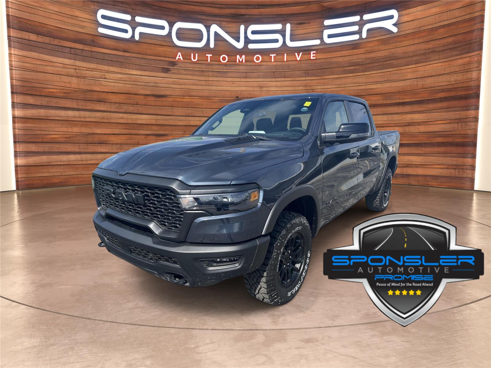 Forged Blue Metallic 2026 RAM 1500 Pickup Truck Four-Wheel Drive 8-Speed Automatic