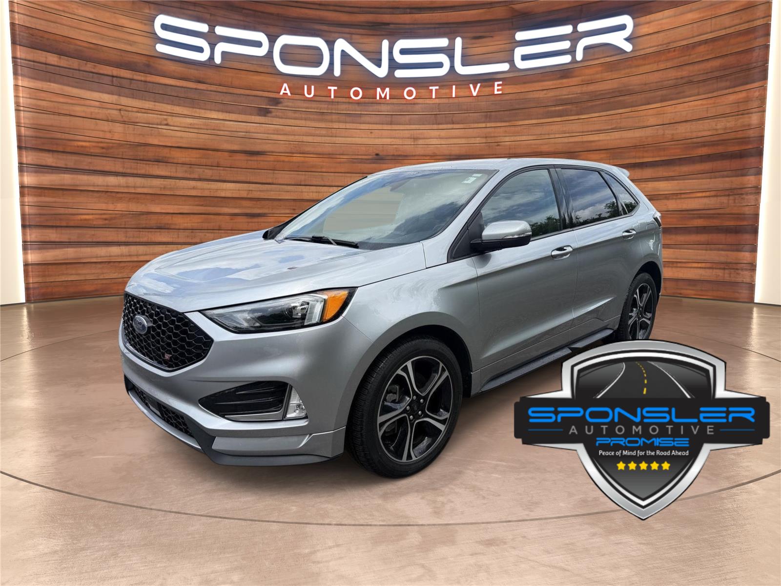 Iconic Silver Metallic 2023 Ford Edge SUV / Crossover All-Wheel Drive 7-Speed Automatic