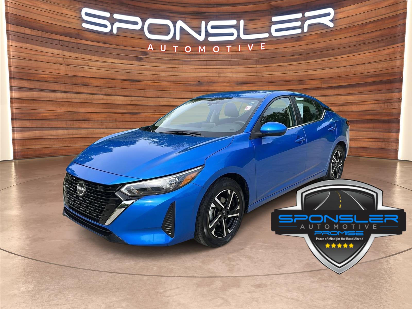 Electric Blue Metallic 2025 Nissan Sentra Sedan Front-Wheel Drive Continuously Variable Transmission