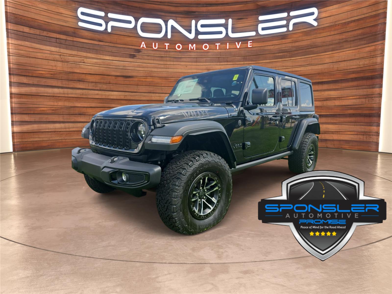 Black Clearcoat 2026 Jeep Wrangler SUV / Crossover Four-Wheel Drive 8-Speed Automatic