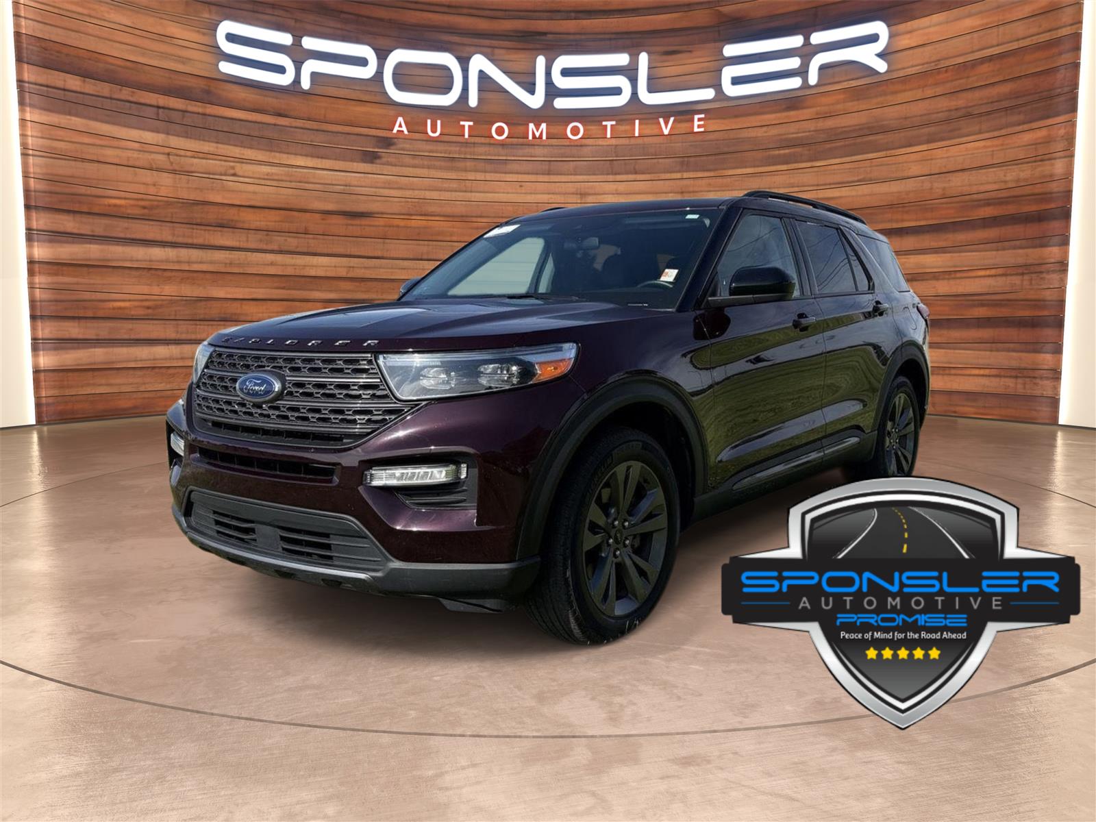 Jewel Red 2022 Ford Explorer SUV / Crossover All-Wheel Drive Automatic