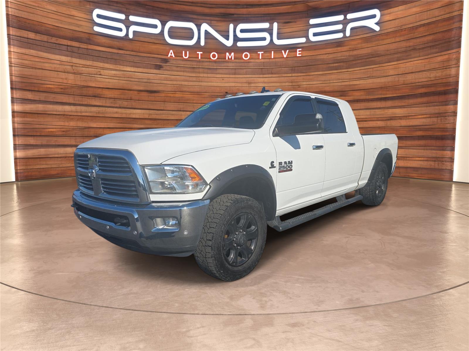 Bright White Clearcoat 2017 RAM 2500 Pickup Truck Four-Wheel Drive 6-Speed Automatic