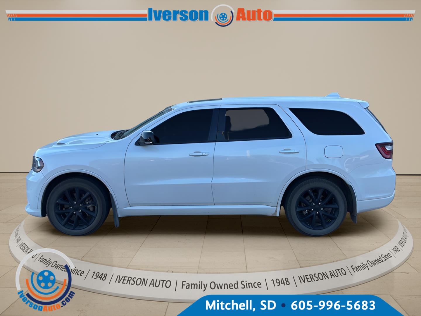 White (Ivory Tri-Coat Pearl) 2018 Dodge Durango SUV / Crossover All-Wheel Drive 8-Speed Automatic