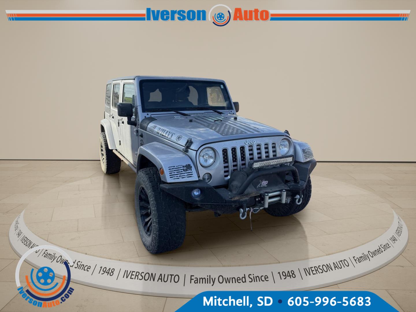 Used 2016 Billet Silver Metallic Clearcoat Jeep Sahara image 3