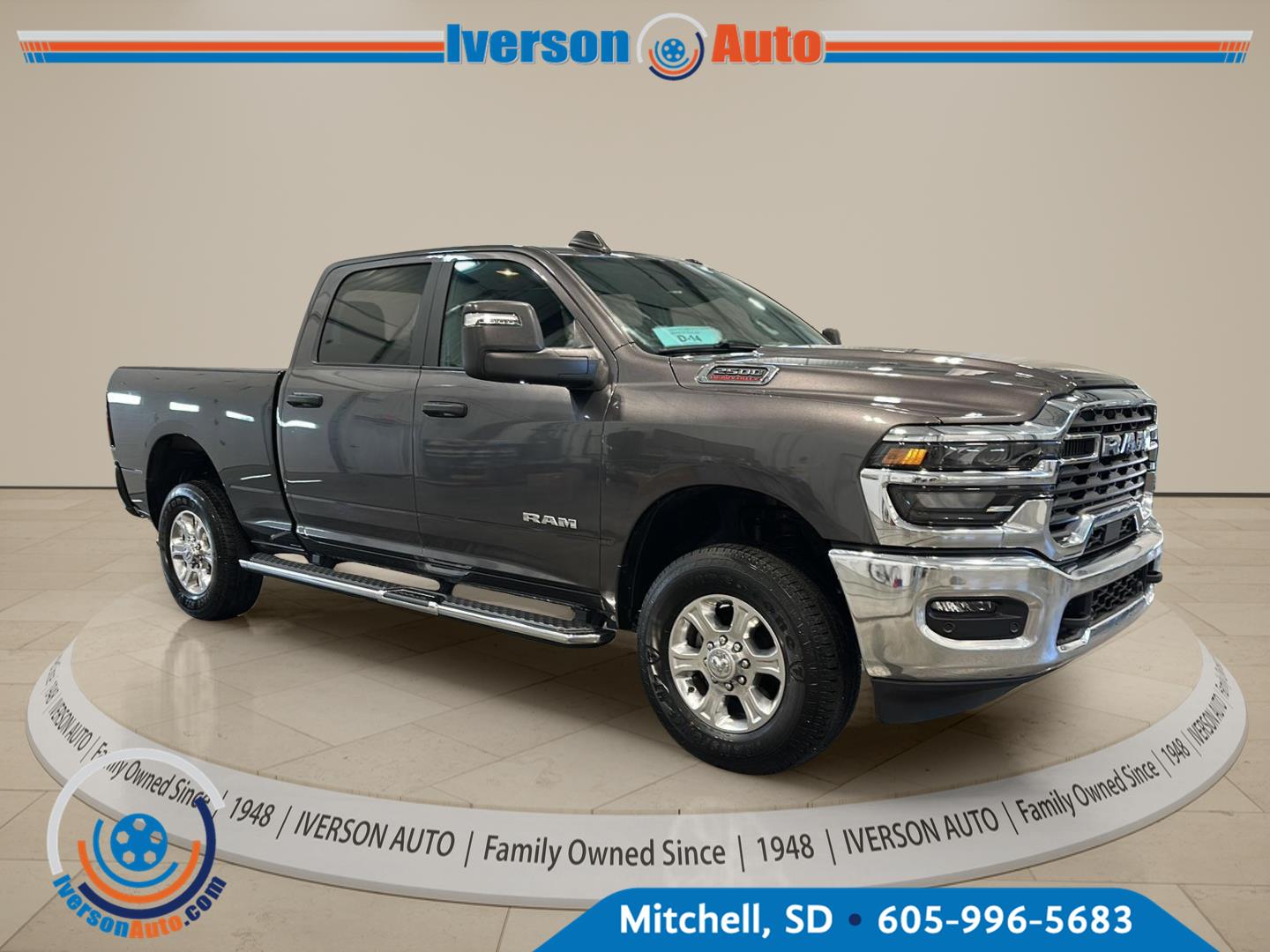 Gray (Granite Crystal Metallic Clearcoat) 2026 RAM 2500 Pickup Truck Four-Wheel Drive 8-Speed Automatic