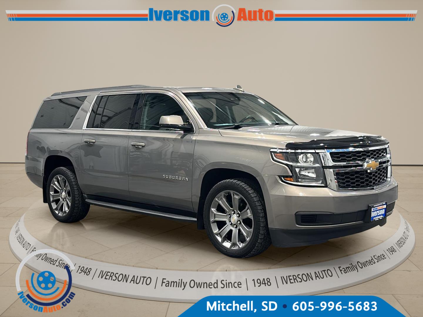 Pepperdust Metallic 2018 Chevrolet Suburban SUV / Crossover Four-Wheel Drive 6-Speed Automatic