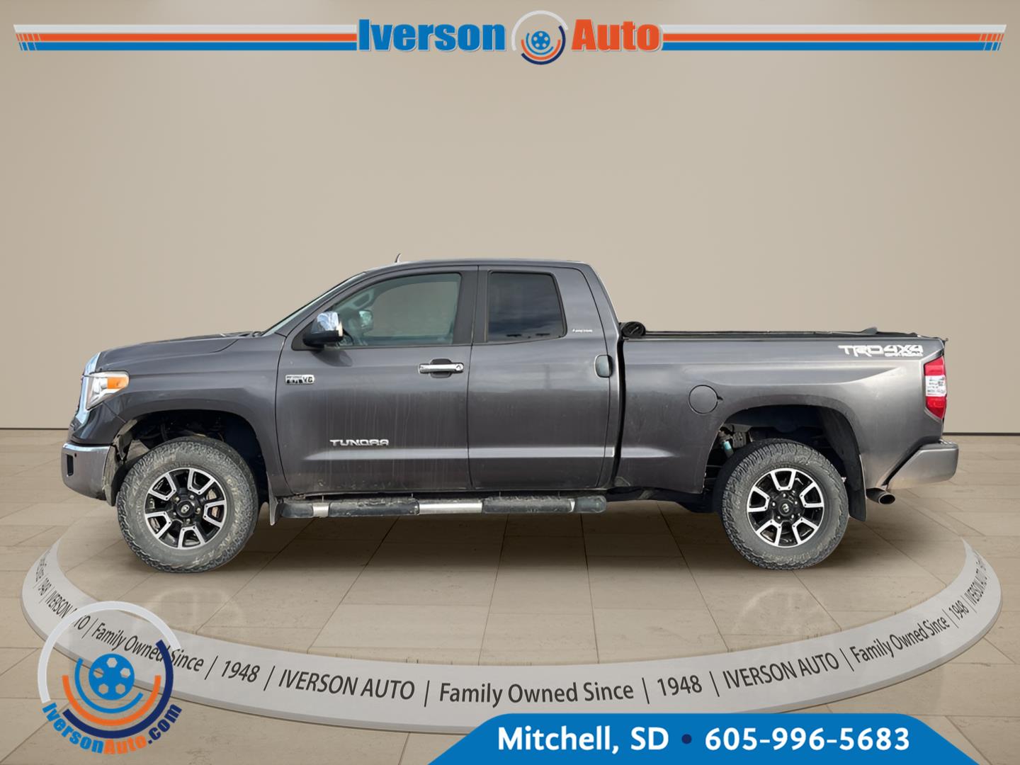 Magnetic Gray Metallic 2016 Toyota Tundra Pickup Truck Four-Wheel Drive Automatic