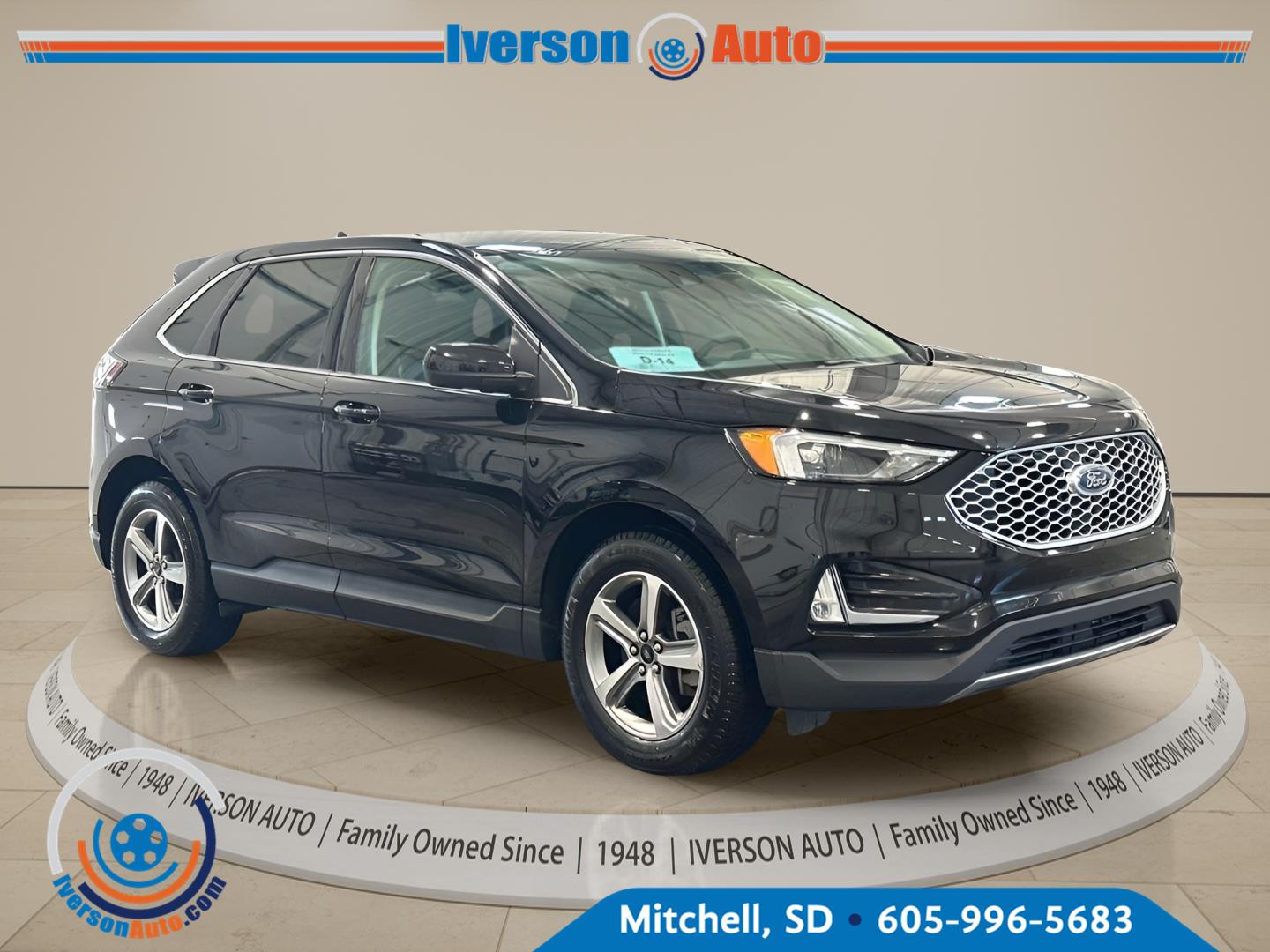 Agate Black 2024 Ford Edge SUV / Crossover All-Wheel Drive 8-Speed Automatic