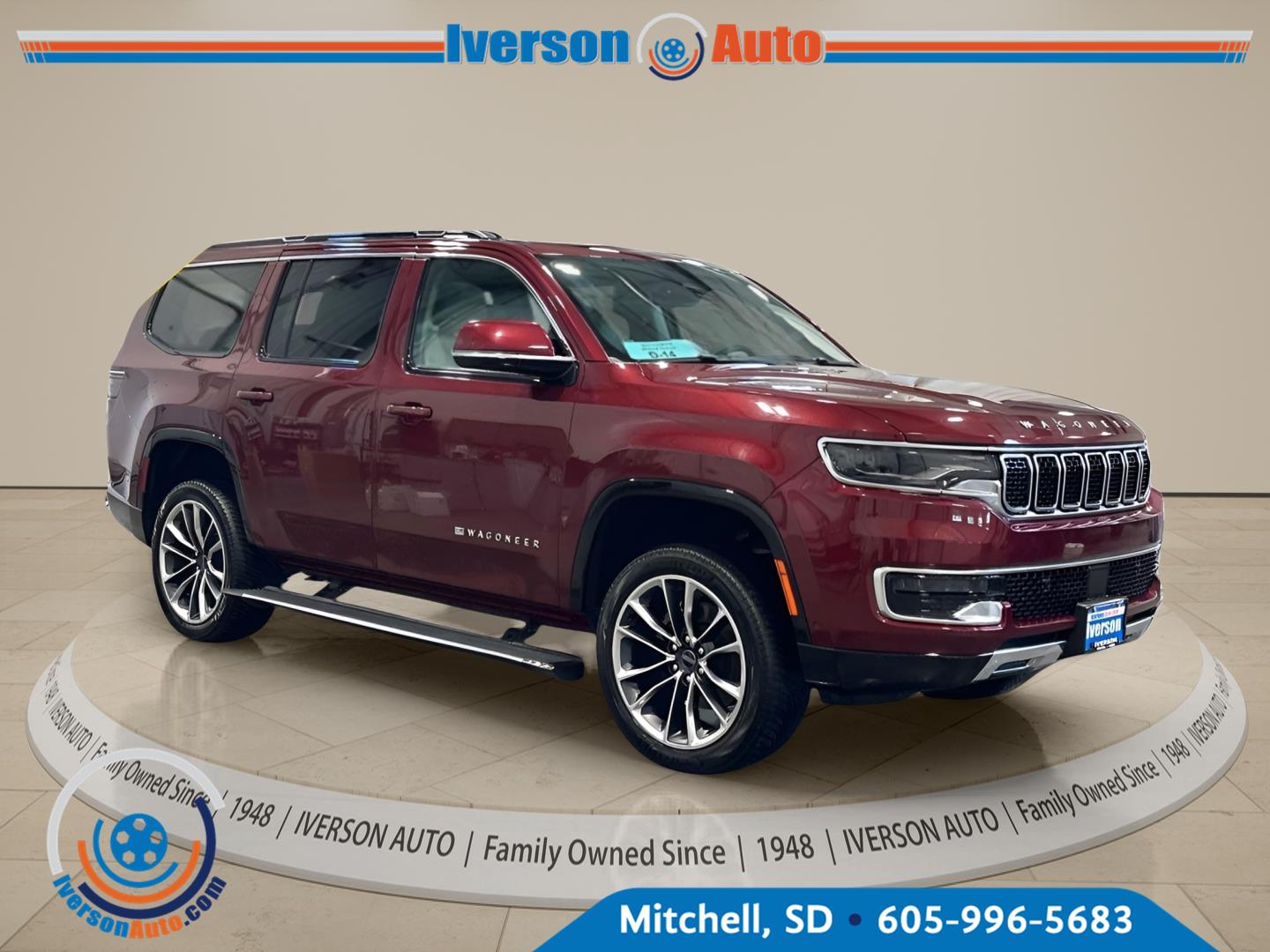 Velvet Red Pearlcoat 2022 Jeep Wagoneer SUV / Crossover Four-Wheel Drive 8-Speed Automatic