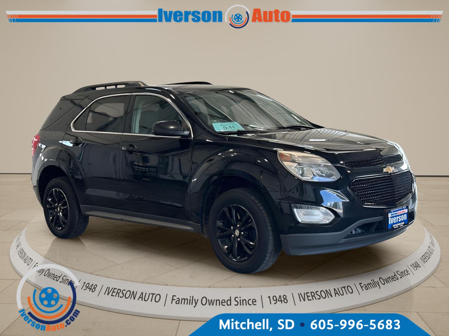 Mosaic Black Metallic 2017 Chevrolet Equinox SUV / Crossover All-Wheel Drive 6-Speed Automatic Overdrive
