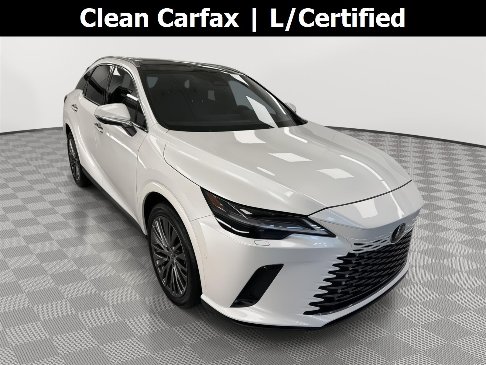 Eminent White Pearl 2025 Lexus RX Hybrid 350h Luxury AWD SUV / Crossover All-Wheel Drive