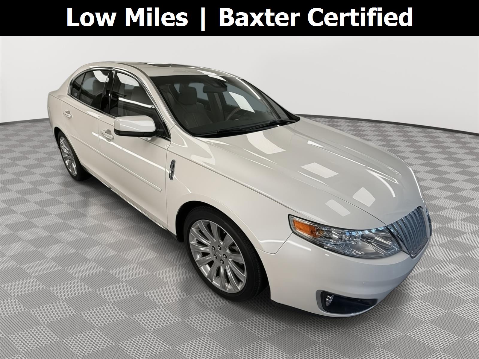 White Platinum Metallic Tri-Coat 2011 Lincoln MKS Sedan All-Wheel Drive 6-Speed Automatic