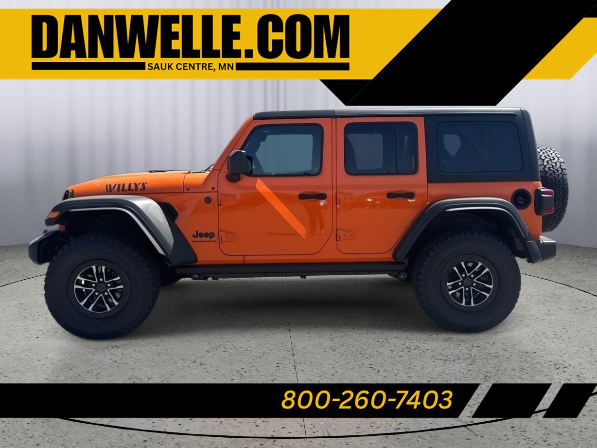 Joose 2025 Jeep Wrangler Willys 4-Door 4WD SUV / Crossover Four-Wheel Drive 8-Speed Automatic