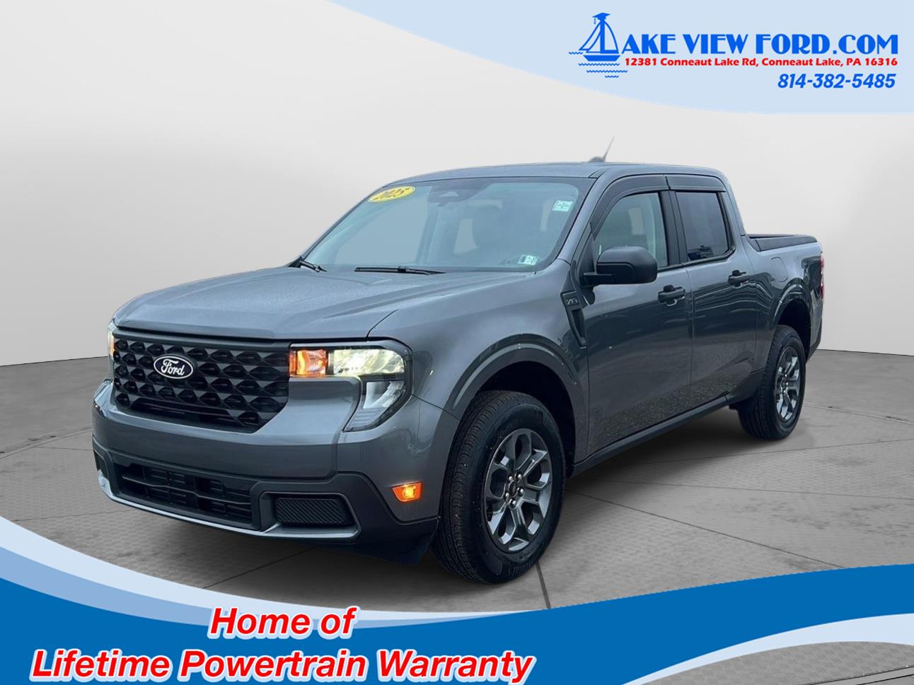 Carbonized Gray Metallic 2025 Ford Maverick Pickup Truck All-Wheel Drive Continuously Variable Transmission