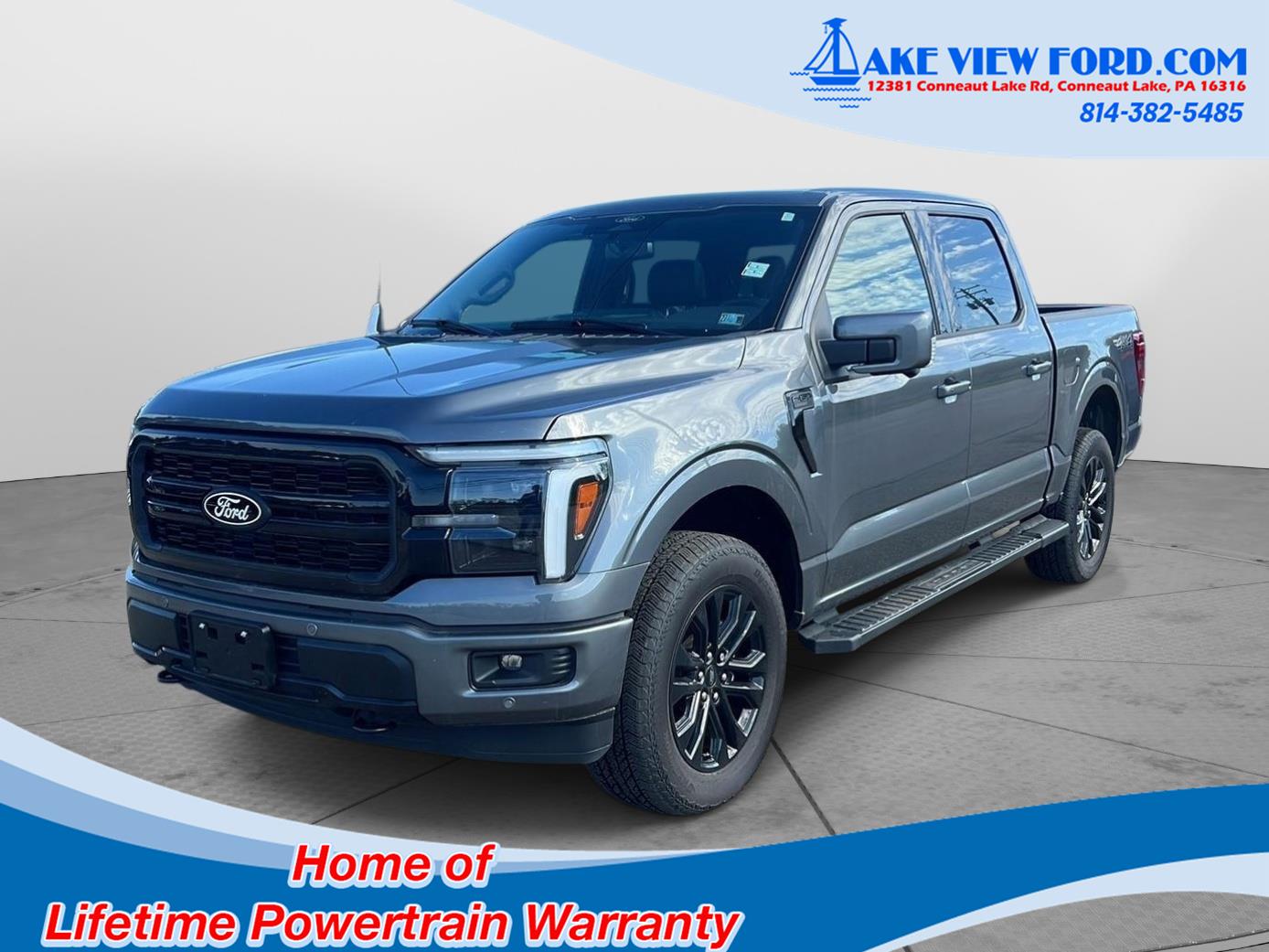 Carbonized Gray Metallic 2026 Ford F-150 Pickup Truck Four-Wheel Drive Automatic