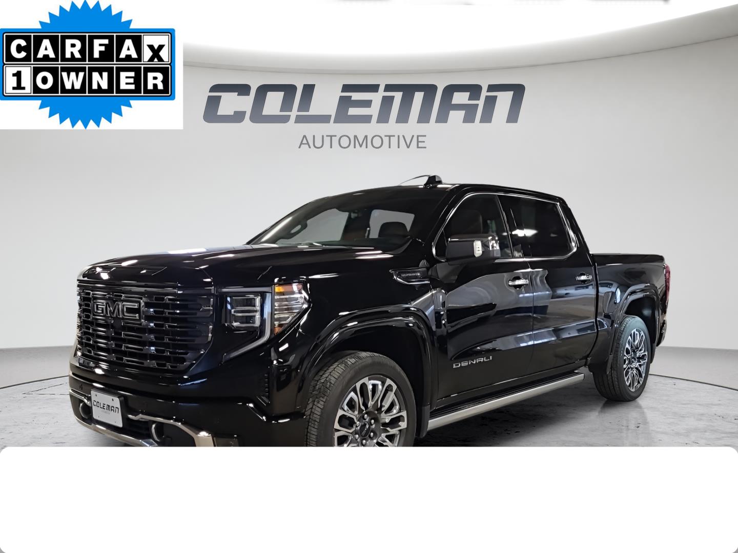 Onyx Black 2025 GMC Sierra 1500 Pickup Truck Four-Wheel Drive Automatic