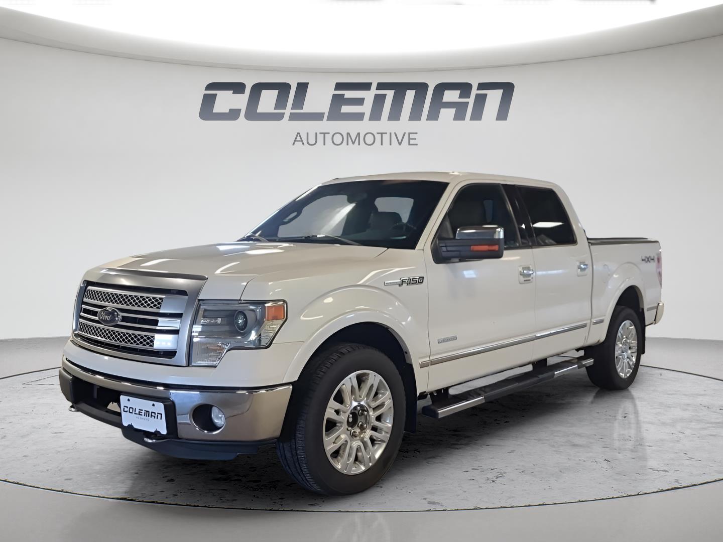 White Platinum Metallic Tri-Coat 2013 Ford F-150 Pickup Truck Four-Wheel Drive 6-Speed Automatic