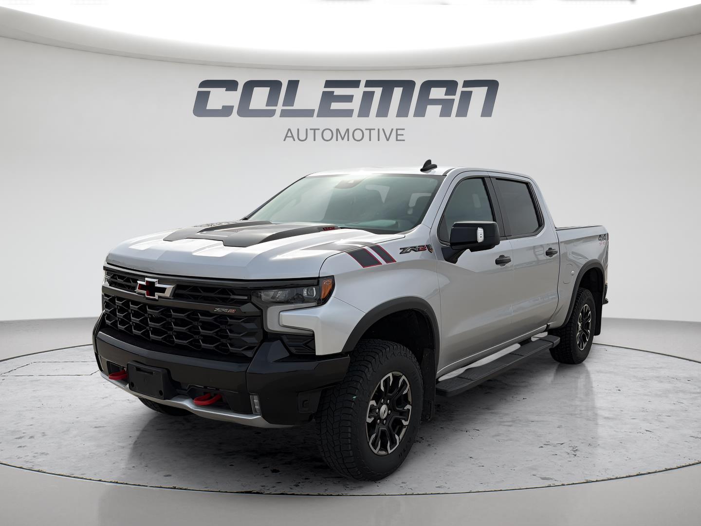 Silver 2022 Chevrolet Silverado 1500 Pickup Truck Four-Wheel Drive