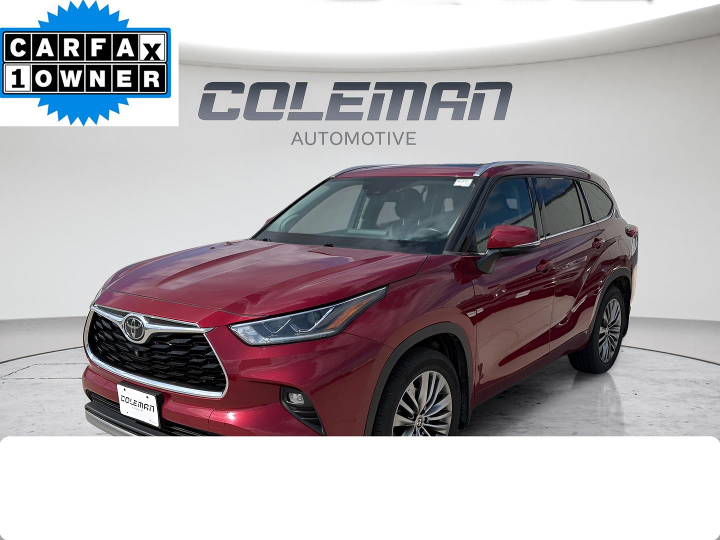 Red (Ruby Flare Pearl) 2020 Toyota Highlander SUV / Crossover All-Wheel Drive 8-Speed Automatic