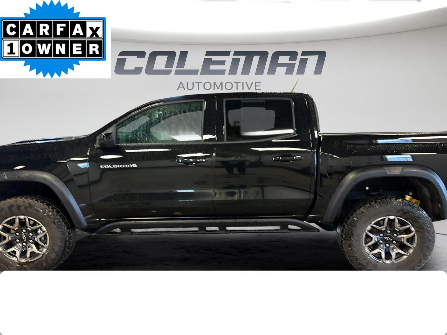 Black 2025 Chevrolet Colorado Pickup Truck Four-Wheel Drive 8-Speed Automatic