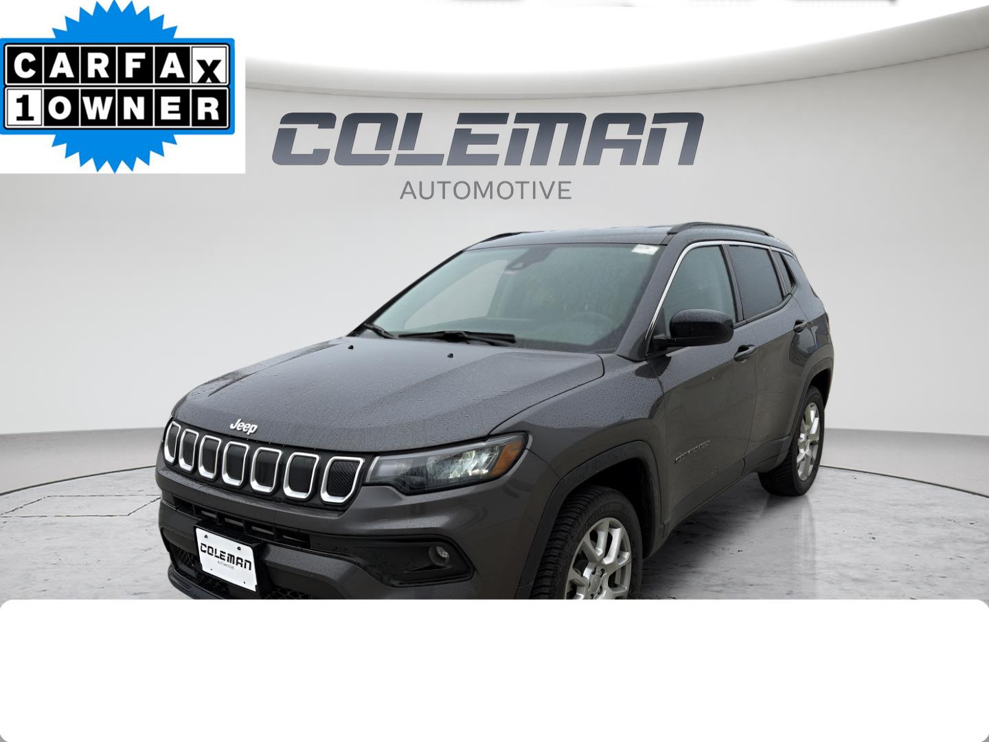 Gray (Granite Crystal Metallic Clearcoat) 2022 Jeep Compass SUV / Crossover Four-Wheel Drive 9-Speed Automatic