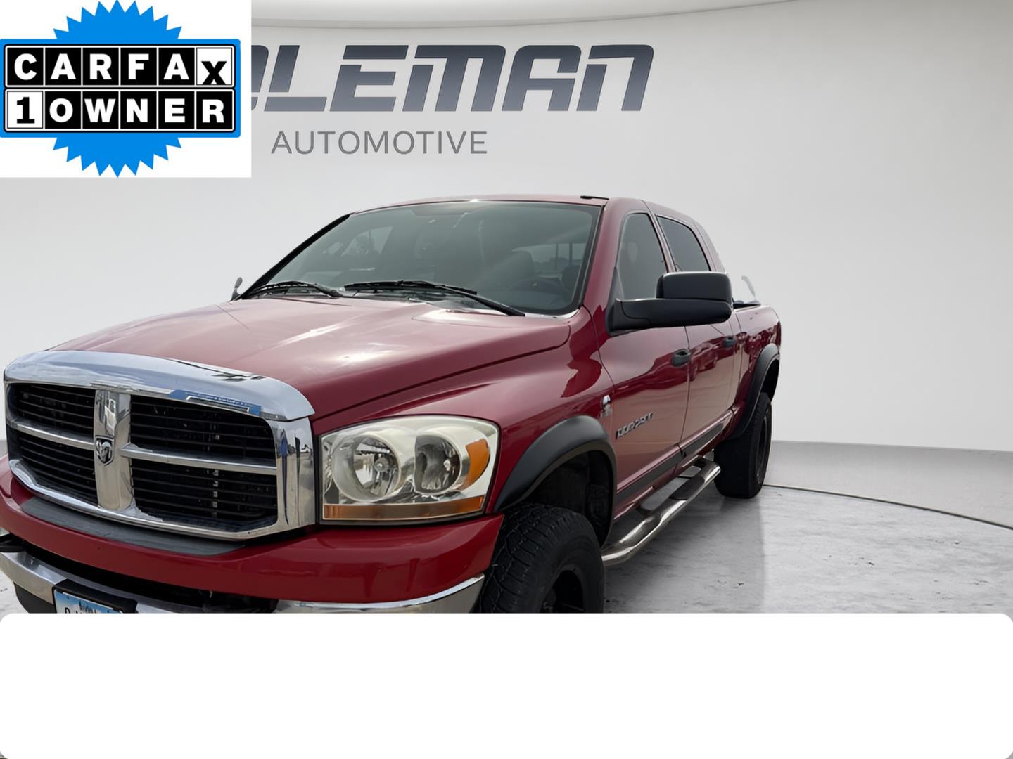 Flame Red Clearcoat 2006 Dodge RAM 2500 SLT Mega Cab 4WD Pickup Truck Four-Wheel Drive 4-Speed Automatic Overdrive