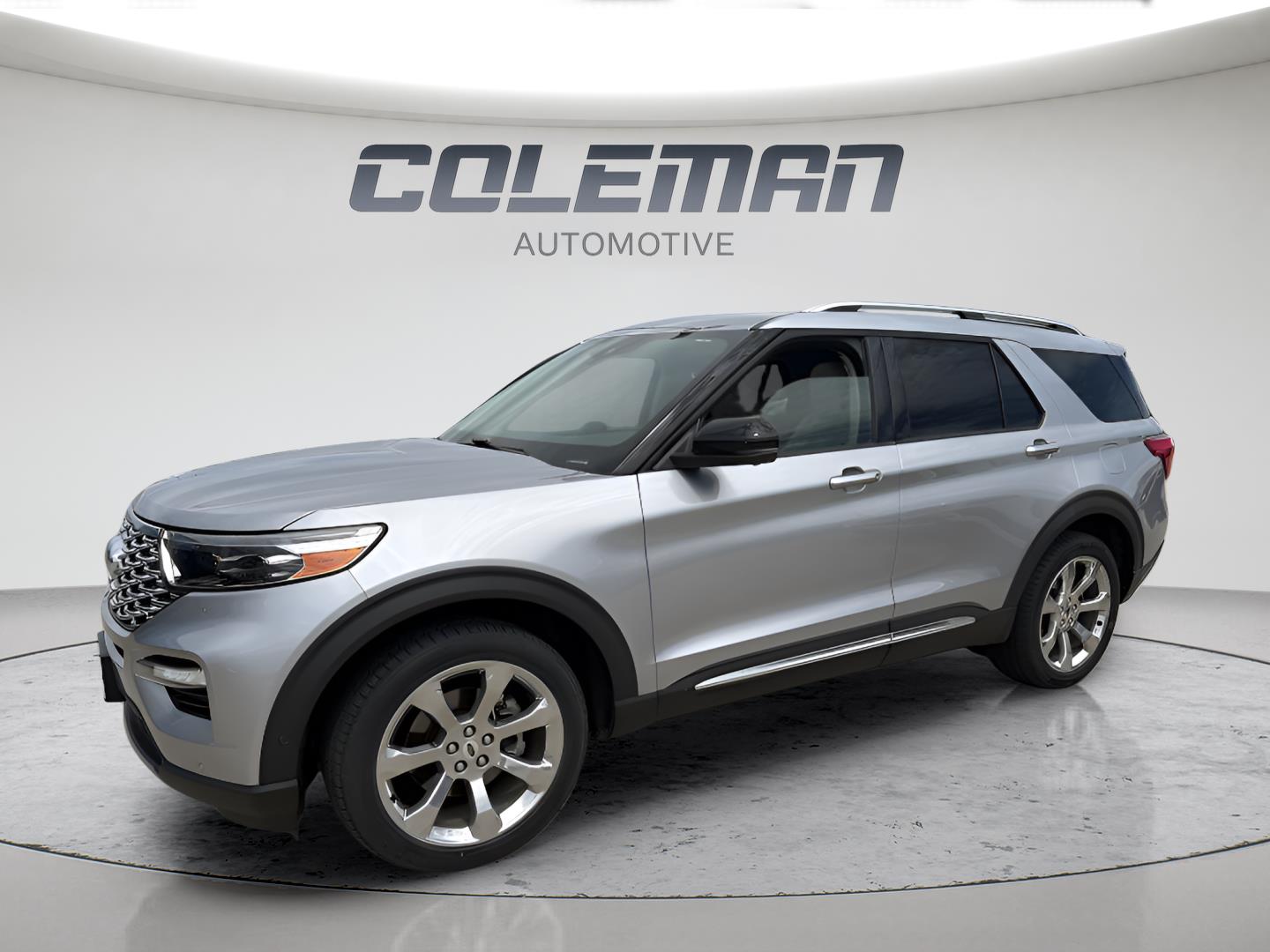 Iconic Silver 2020 Ford Explorer SUV / Crossover All-Wheel Drive Automatic