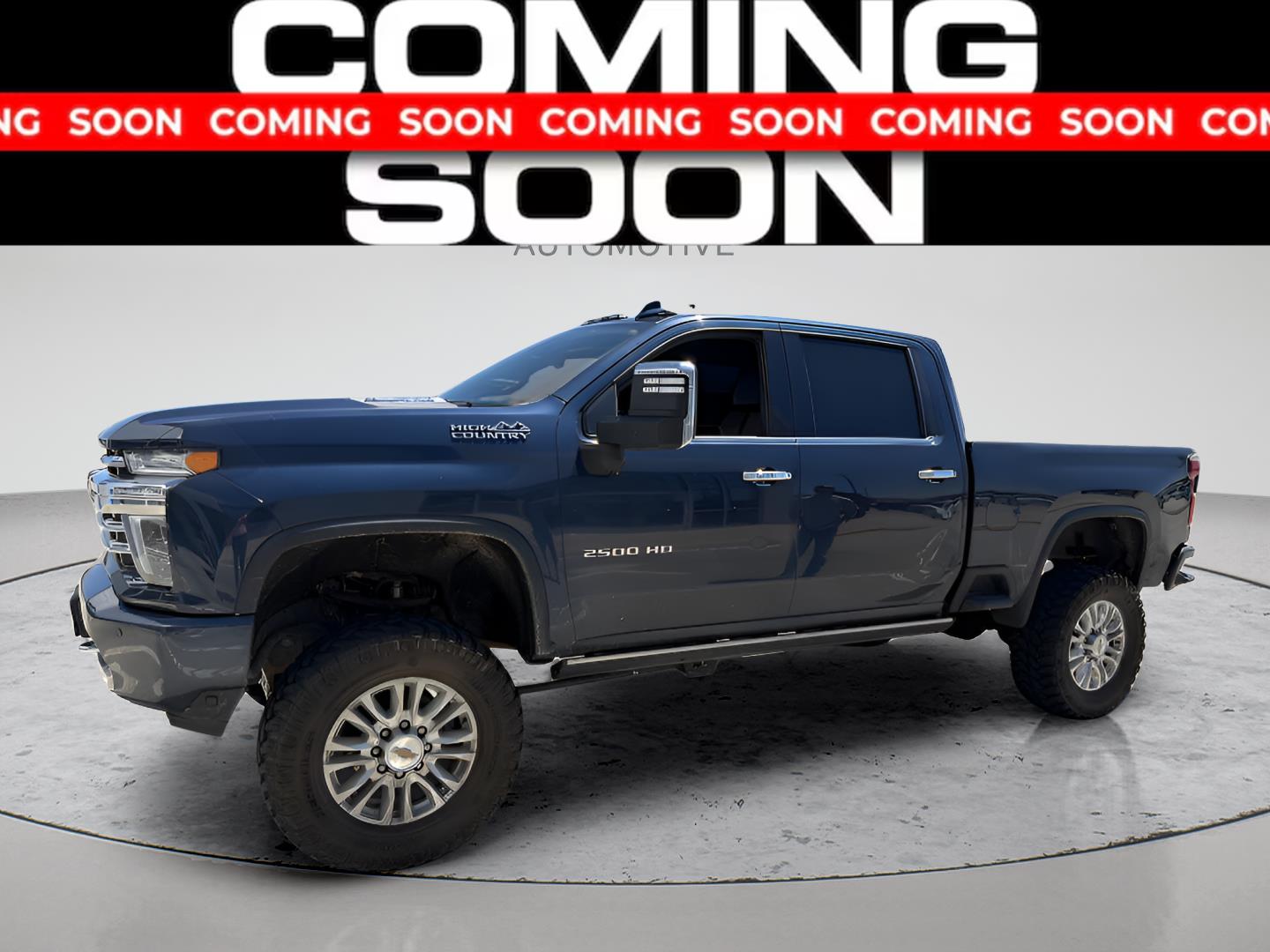 Blue 2021 Chevrolet Silverado 2500HD Pickup Truck Four-Wheel Drive