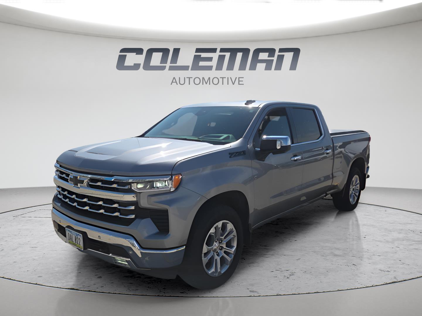 Sterling Gray Metallic 2024 Chevrolet Silverado 1500 Pickup Truck Four-Wheel Drive Automatic