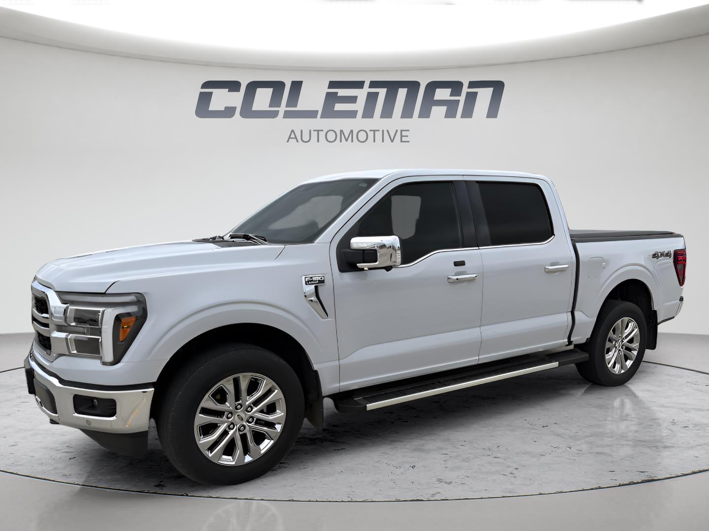 Space White 2025 Ford F-150 Pickup Truck Four-Wheel Drive Automatic