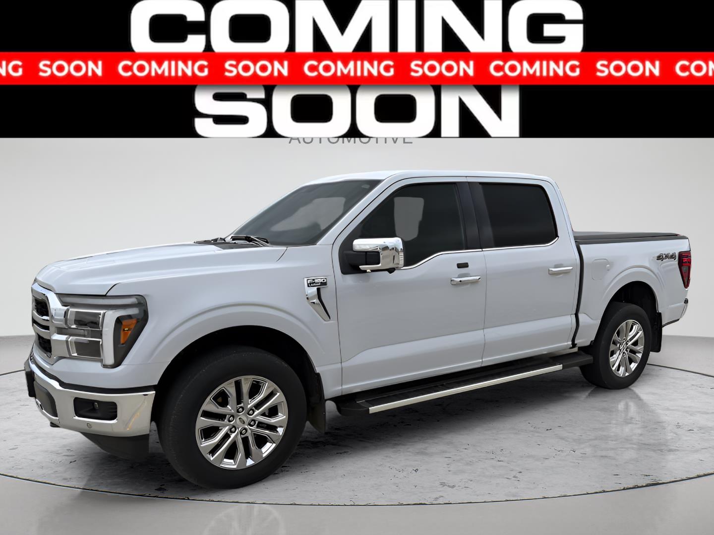 Space White 2025 Ford F-150 Pickup Truck Four-Wheel Drive Automatic