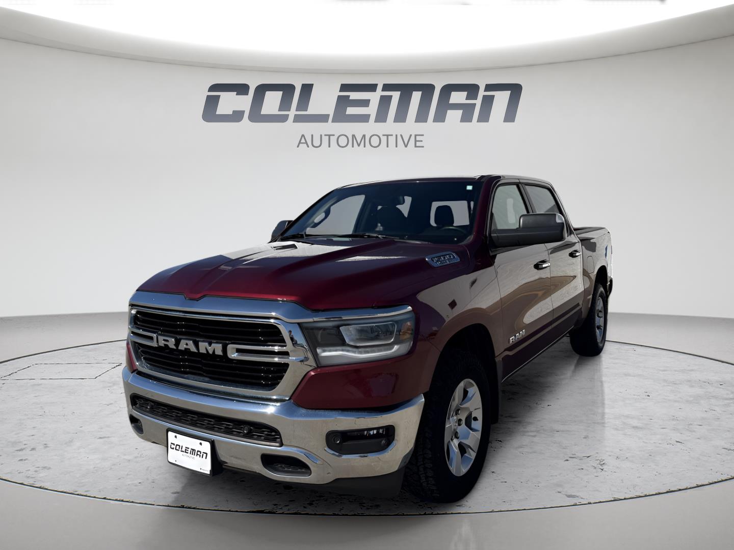 Delmonico Red Pearlcoat 2019 RAM 1500 Pickup Truck Four-Wheel Drive 8-Speed Automatic