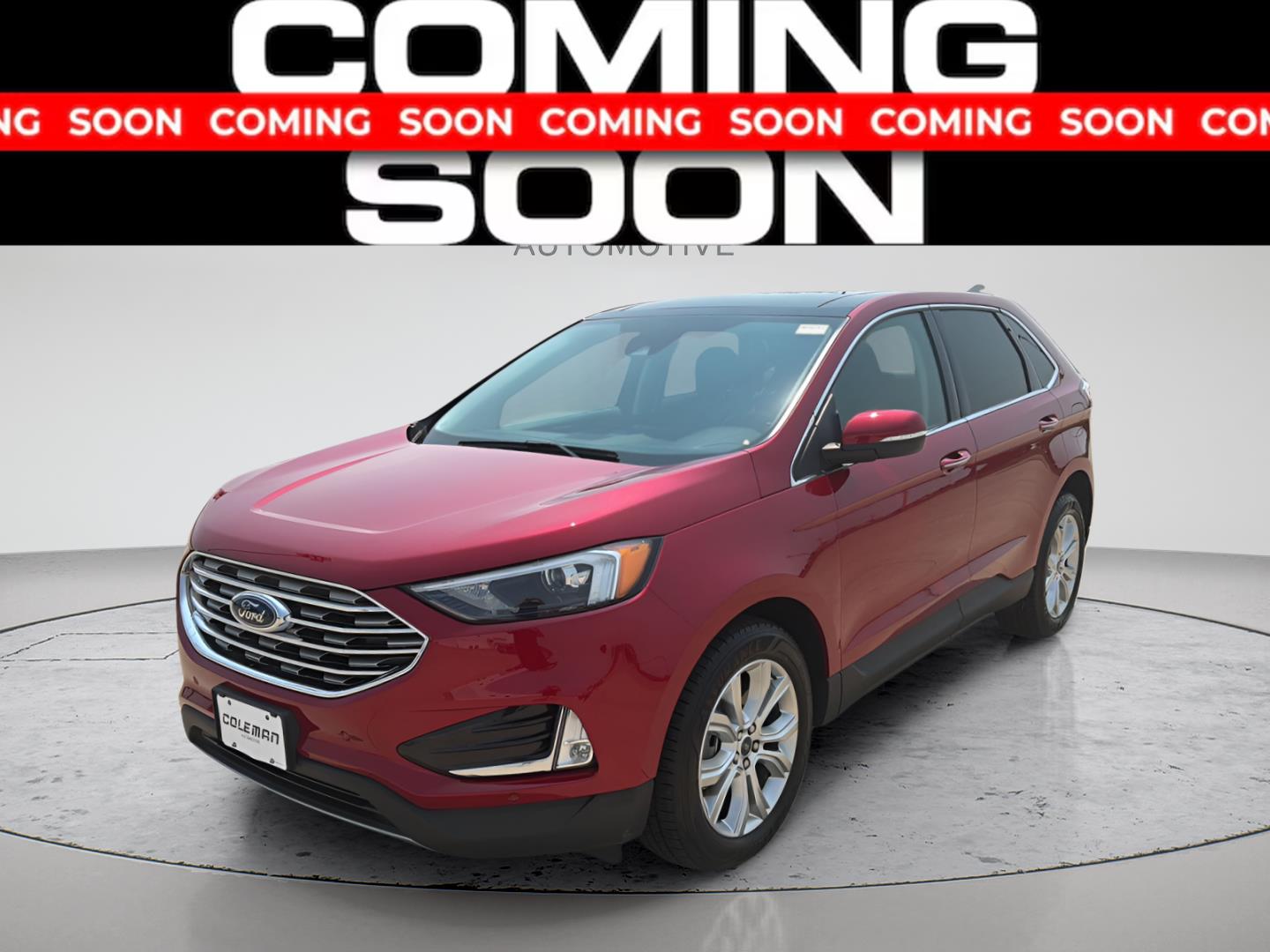 Rapid Red Metallic Tinted Clearcoat 2022 Ford Edge SUV / Crossover All-Wheel Drive 8-Speed Automatic