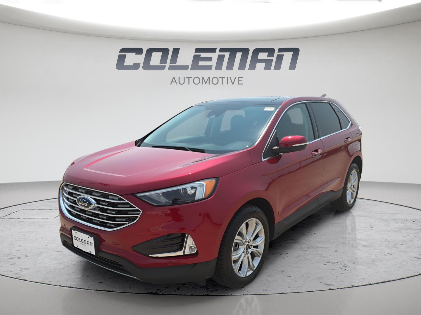 Rapid Red Metallic Tinted Clearcoat 2022 Ford Edge SUV / Crossover All-Wheel Drive 8-Speed Automatic