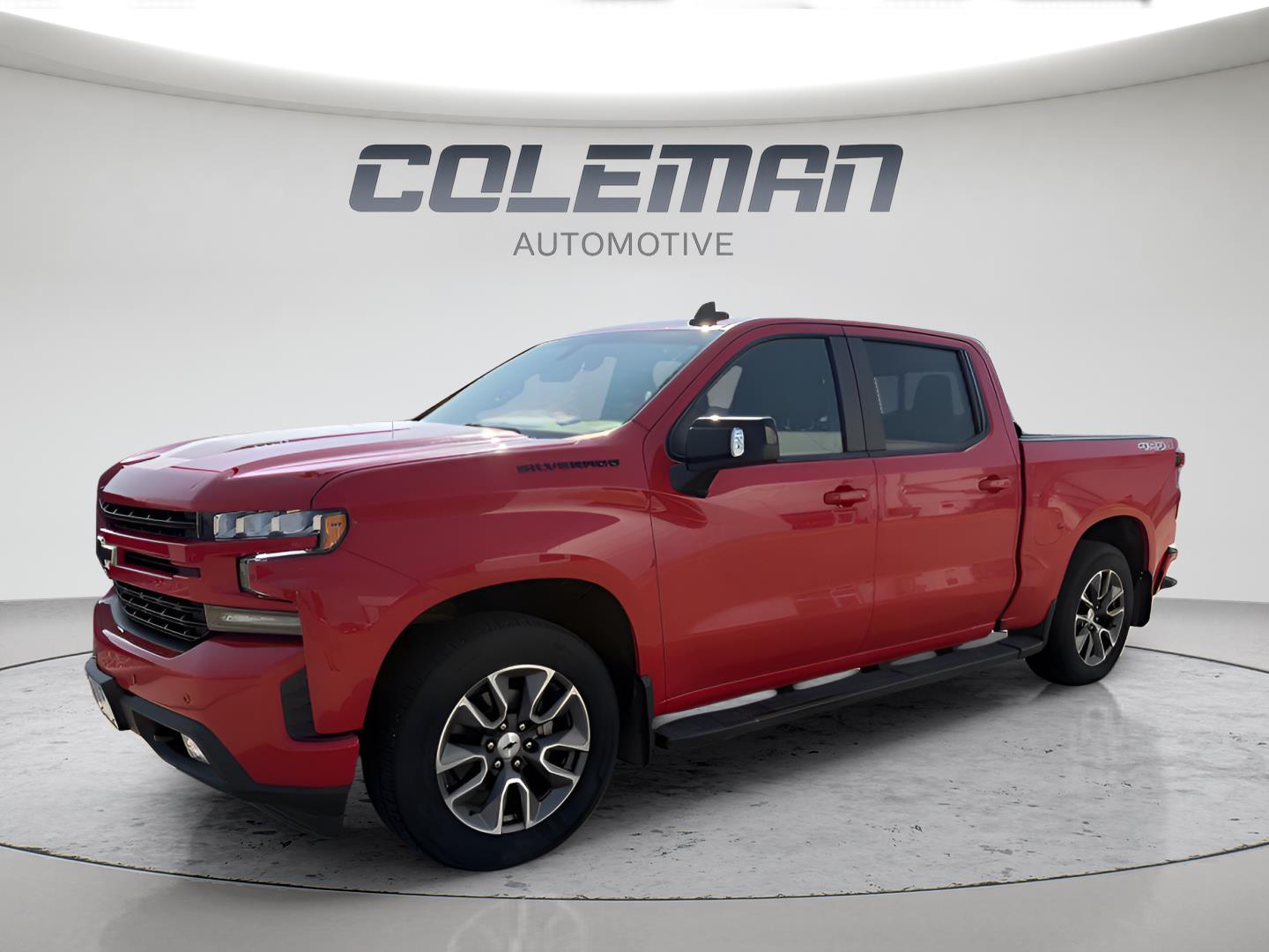 Red Hot 2021 Chevrolet Silverado 1500 Pickup Truck Four-Wheel Drive Automatic