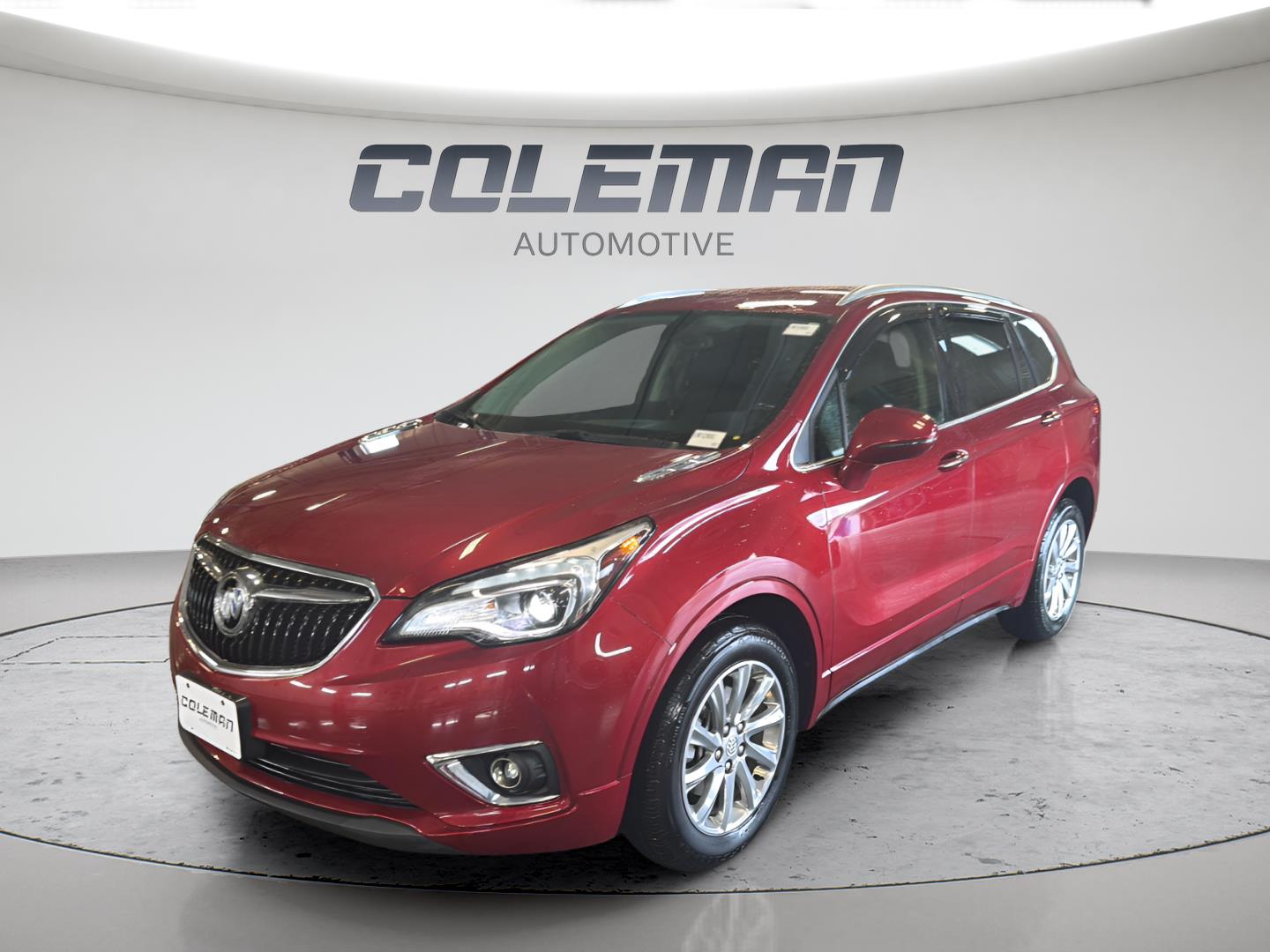 Chili Red Metallic 2019 Buick Envision SUV / Crossover All-Wheel Drive 6-Speed Automatic