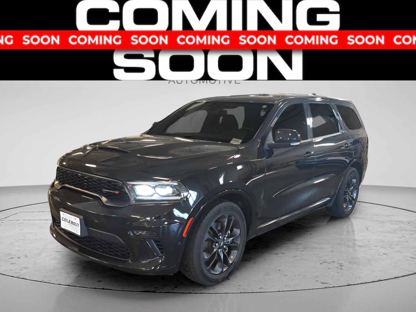DB Black Clearcoat 2021 Dodge Durango SUV / Crossover All-Wheel Drive 8-Speed Automatic