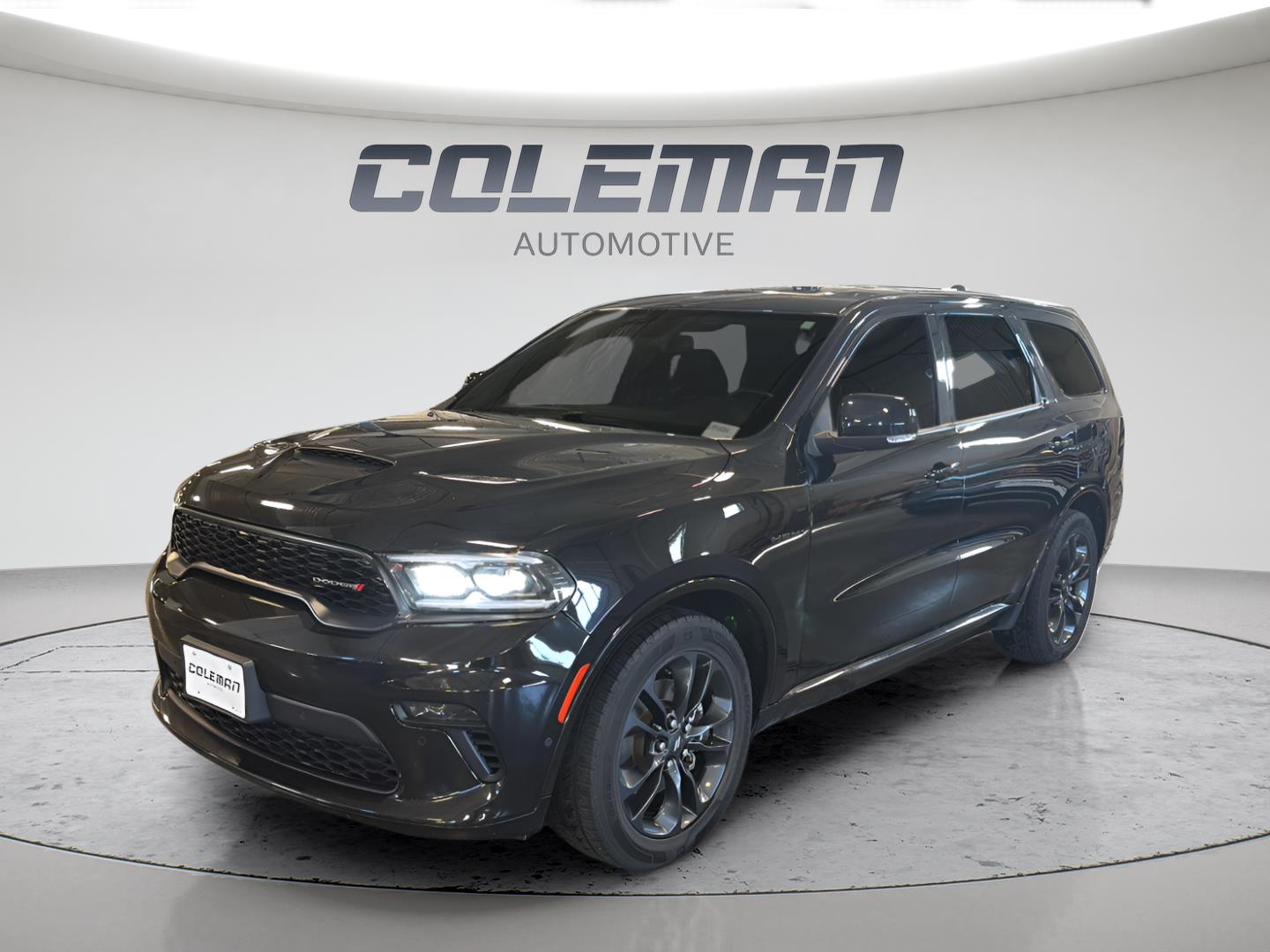 DB Black Clearcoat 2021 Dodge Durango SUV / Crossover All-Wheel Drive 8-Speed Automatic