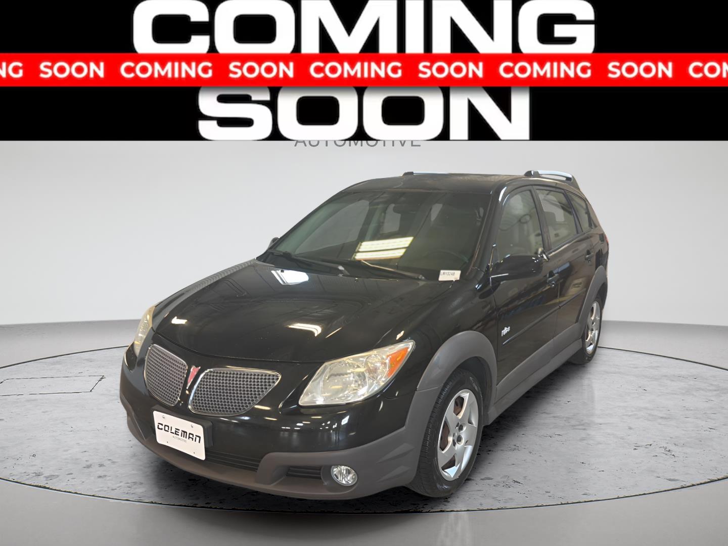 Abyss (Black) 2007 Pontiac Vibe Hatchback Front-Wheel Drive 4-Speed Automatic Overdrive
