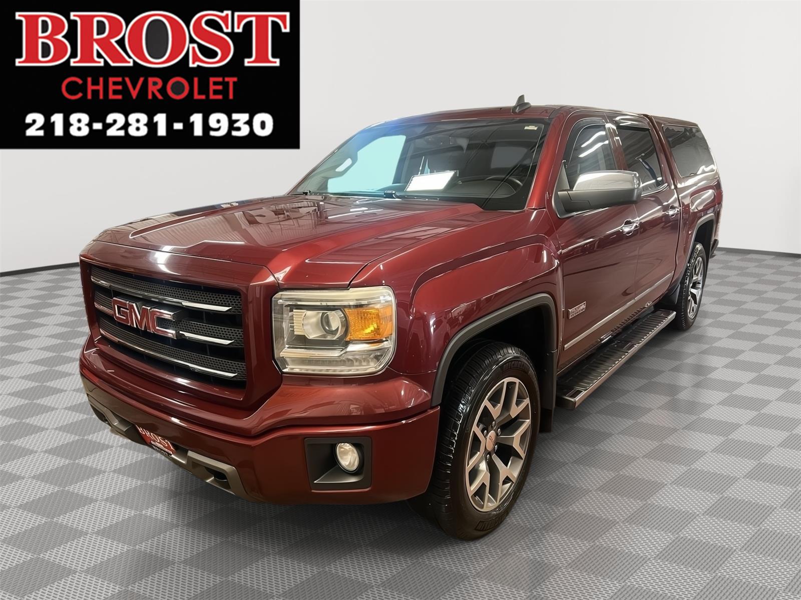 Sonoma Red Metallic 2015 GMC Sierra 1500 Pickup Truck Four-Wheel Drive 6-Speed Automatic
