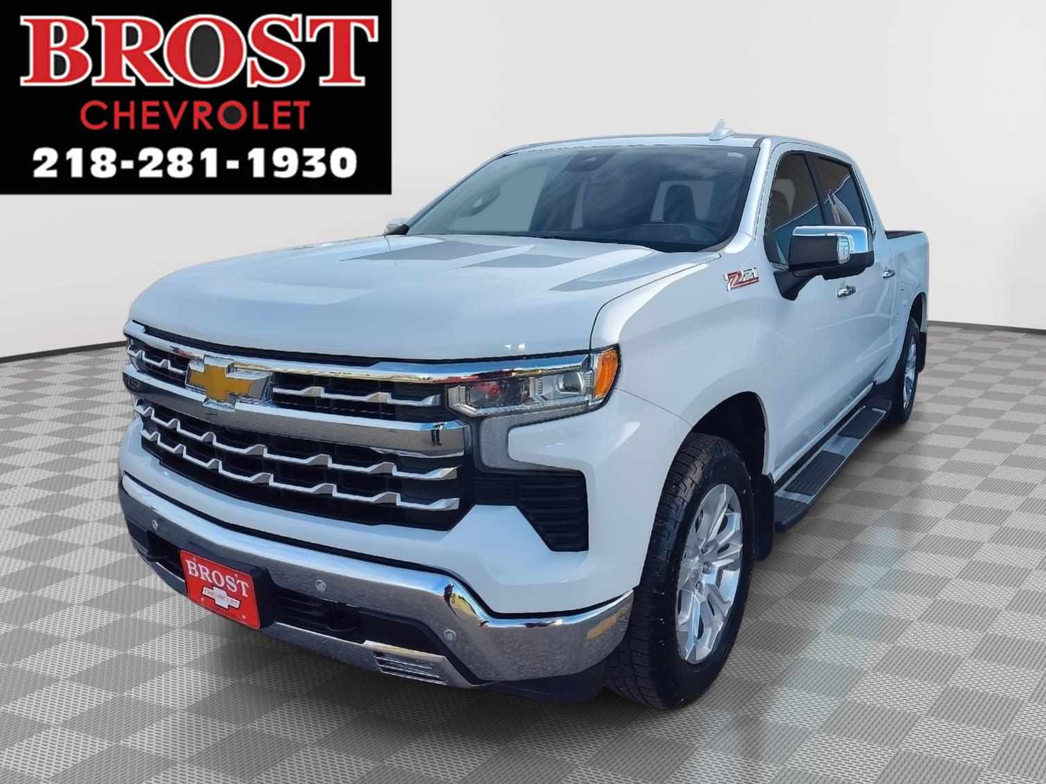 Summit White 2024 Chevrolet Silverado 1500 Pickup Truck Four-Wheel Drive Automatic