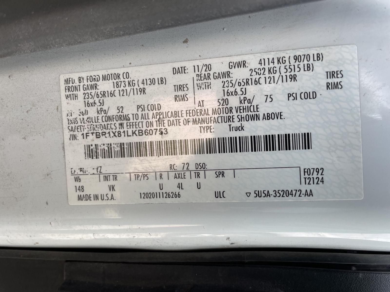Used 2020 Ford Transit Cargo Van  Full-Sized Van for sale in St Joseph MO